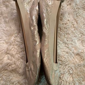 Yosi Samra foldable leather ballet flat